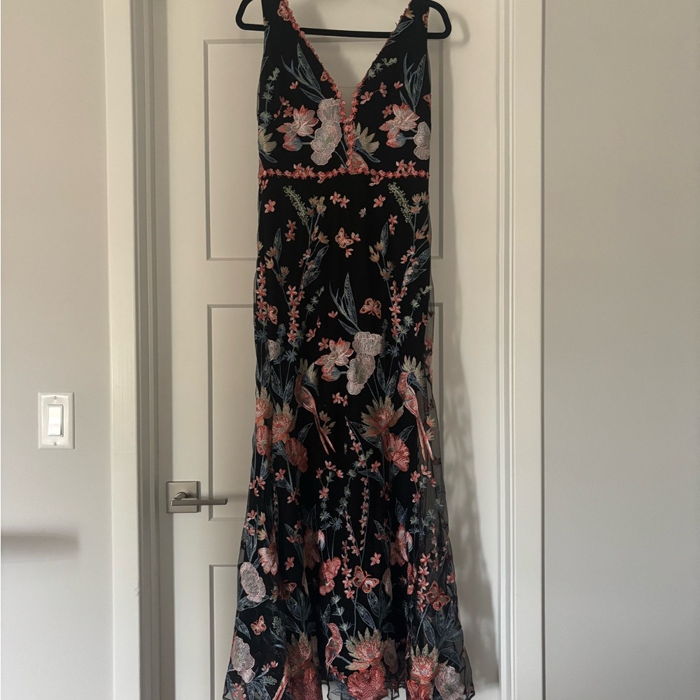 Marchesa V neck Butterfly Gown - sold out size 8